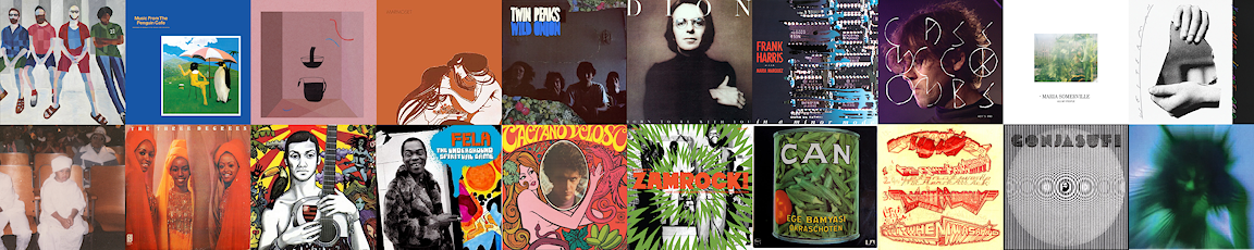 A collage of album covers.